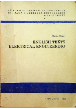 English Texts Elektrical Engineering