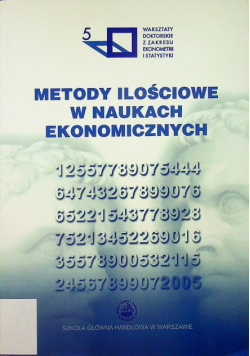 Metody ilościowe w naukach ekonomicznych