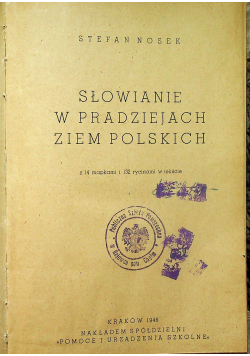 Słowianie w pradziejach ziem polskich 1946 r