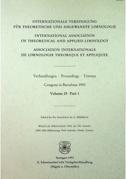 International association of theoretical and applied limnology