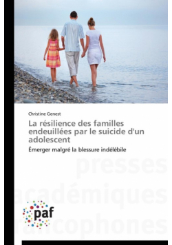 La résilience des familles endeuillées par le suicide d'un adolescent