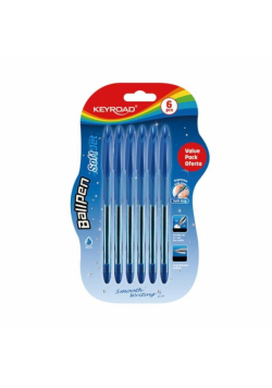 Długopis Ball Pen Soft Jet 0,7mm niebieski 6szt