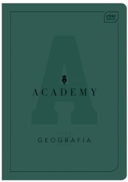 Zeszyt A5/60K kratka Geografia Academy (10szt)