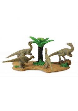Zestaw dinozaury i drzewo