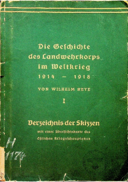 Die geschichte des landwehrkorps im weltkrieg 1914