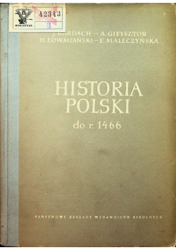Historia Polski do roku 1466