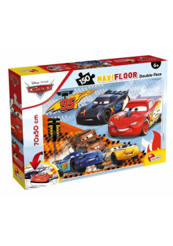 Puzzle dwustronne Maxi Podłogowe Auta 150