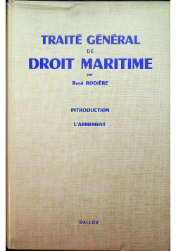 Trate General de Droit Maritime