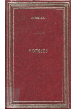 Rimbaud Poesies