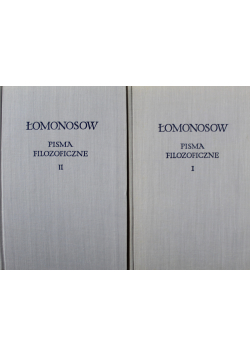 Pisma filozoficzne tom I i II