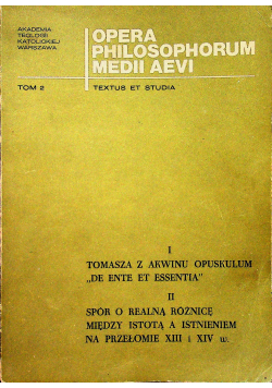 Opera PhilosophorumMedii Aevi Tom 2