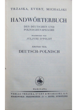 Słownik niemiecko polski i polsko niemiecki