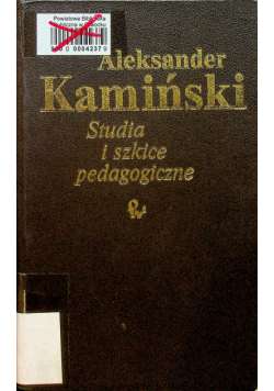 Studia i szkice pedagogiczne