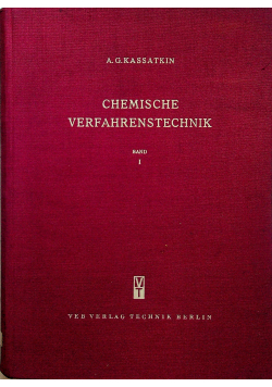 Chemische verfahrenstechnik Band 1