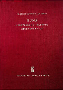 Buna herstellung prufunh eigenschaften