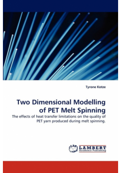 Two Dimensional Modelling of PET Melt Spinning