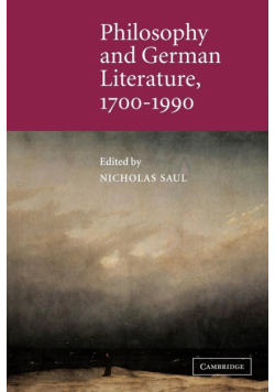Philosophy and German Literature, 1700 1990