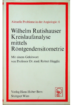 Kreislaufanalyse mittels Röntgendensitometrie