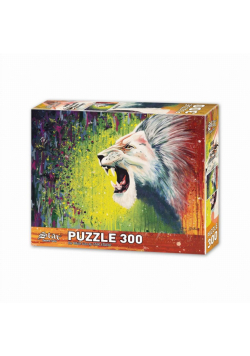 Puzzle 300 Biały Lew