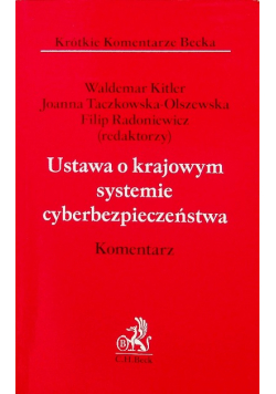 Ustawa o krajowym systemie cyberbezpieczeństwa
