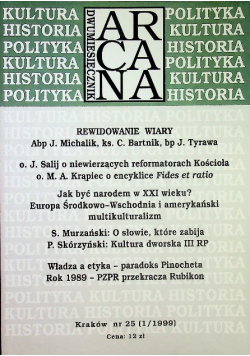 Dwumiesięcznik arcana Nr 25 / 99