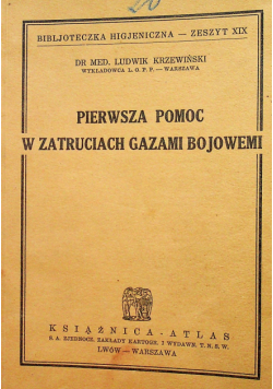 Pierwsza pomoc w zatruciach gazami bojowemi Taktyczne użycie broni chemicznej