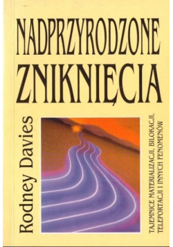 Nadprzyrodzone zniknięcia