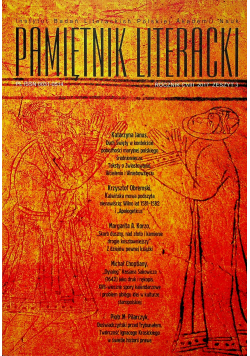 Pamiętnik literacki Rocznik CVIII Zeszyt 3
