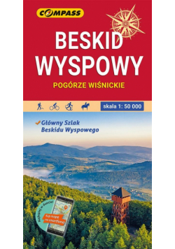 Mapa turystyczna - Beskid Wyspowy 1:50 000 w.2022
