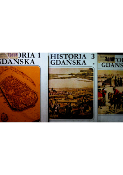 Historia Gdańska 3 tomy