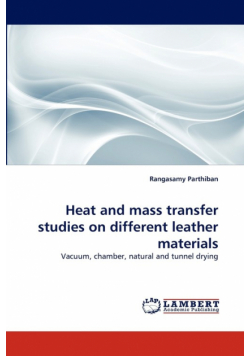 Heat and Mass Transfer Studies on Different Leather Materials