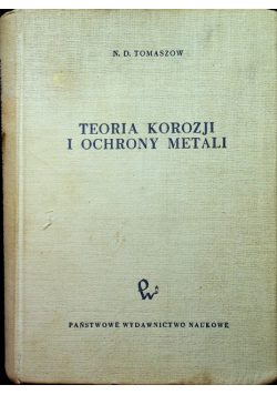 Teoria Korozji i ochrony metali