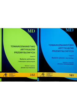 Towaroznawstwo artykułów przemysłowych część 1 i 2