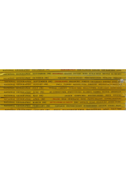 National geographic 12 numerów 1982
