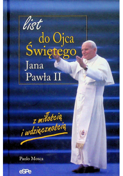 List do Ojca Świętego Jana Pawła II