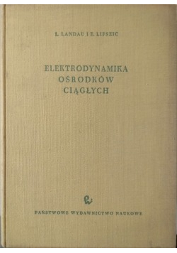 Elektrodynamika ośrodków ciągłych