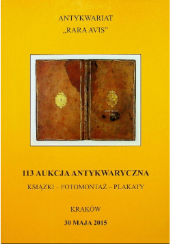 113 aukcja antykwaryczna Książki Fotomontaż plakaty