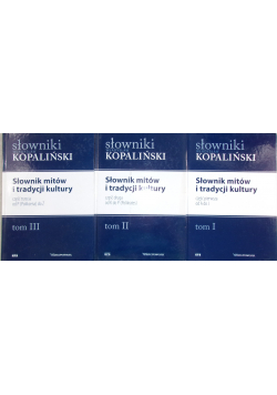 Słownik mitów i tradycji kultury tom I do III