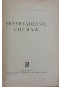Przyrządzanie potraw  1949r.