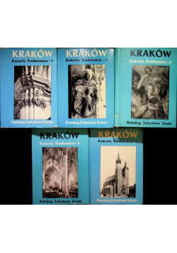 Katalog Zabytków Sztuki Kraków Kościoły Śródmieścia 5 tomów