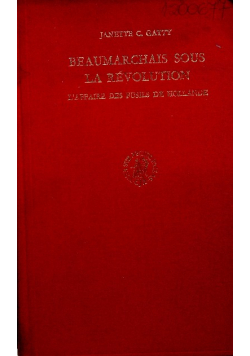 Beaumarchais sous la revolution