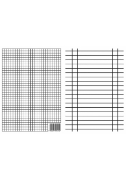 Liniuszek A4 kratka 1szt