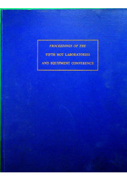 Proceedings of the fifth hot laboratories and equipment conference
