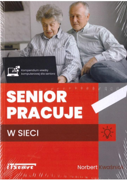 Senior pracuje w sieci
