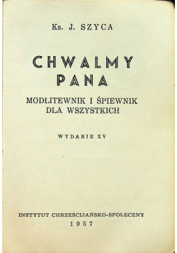Chwalmy pana