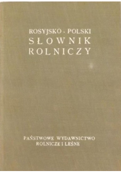 Rosyjsko Polski słownik rolniczy