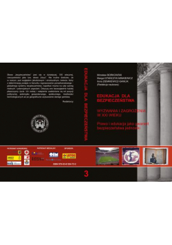 Prawo I Edukacja Jako Gwarant Bezpieczeństwa Jednostki T.3
