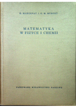 Matematyka w fizyce i chemii