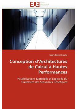Conception d architectures de calcul à hautes performances