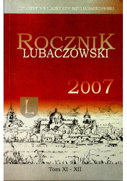 Rocznik lubaczowski  XI XII